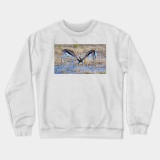 Two springbok. Crewneck Sweatshirt